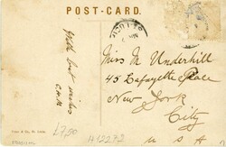 St. Lucia St. Lucia: Postcard to United States titled ‘Bridge Str. ...