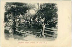 St. Lucia St. Lucia: Unused postcard titled ‘Columbus Square. ...