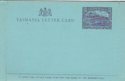 Australia Australia – Tasmania: 1900s 2d picture stationery letter ...