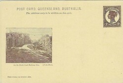Australia Australia – Queensland: c.1900 1d picture stationery card ...