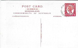 Australia Australia – Queensland: 1911 1d. picture postal ...