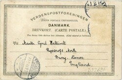 Denmark Denmark: 1903 postcard titled ‘Stadsbiblioteket’ to ...