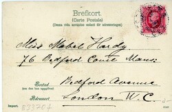 Sweden Sweden: 1906 postcard titled ‘Skansen’ to England. (B33704)