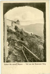 Romania Rosenau Castle 1924 Vulcan Wolkendorf Romania: 1924 postcard ...