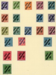 Stamps Czechoslovakia: 1919 stamps of Austria&nbsp; overprinted ...