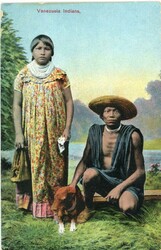 VenezuelaVenezuela: Unused postcard of Venezuelan Indians. Creased ...