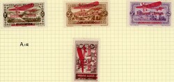 Stamps Lebanon: 1928 red aeroplane overprinted Republique Libanaise ...