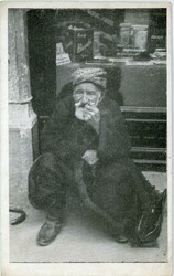 Bosnia Bosnia: 1944 dated postcard of an old man smoking franked with ...