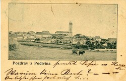 Postcards Czechoslovakia: 1900 postcard of Podivina to Poland franked ...