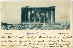 Kingdom (pre 1940)Greece: 1900 Athens Parthenon embossed 10l. picture ...