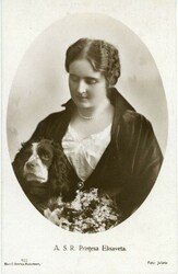 Romania Princess Elisaveta Elisabeth and Dog ed Sfetea Romania: ...