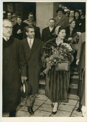 Postcards Iran: Photograph of Mohammed Reza Pahlavi and Queen Soraya ...