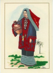 Autonomous States Syria: 1963 Women in Regional Costumes on Bedouin ...