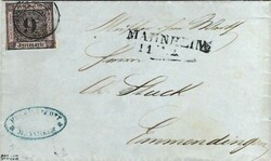 Postal History German States: BADEN: 1852 (11 Mrz) entire to ...