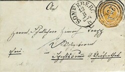 Postal History German States: THURN und TAXIS: 1865 (12/8) entire to ...