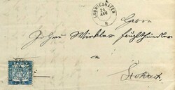 Postal History German States: 1868 entire to Nancy, France franked ...