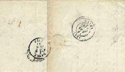 Postal History German States: 1868 entire to Nancy, France franked ...