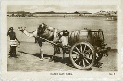 Postal History Aden: 1938 photo postcard titled ‘Water Cart’ to ...