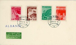Republic (1946 to Present Day) Albania: 1959 15th Anniversary of ...