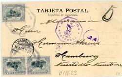 Guatemala Guatemala: 1902 postcard of Military Parade and Band to ...