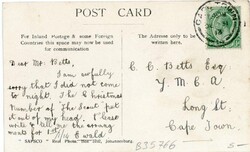 South Africa South Africa: 1913 photo postcard used in Cape Town ...