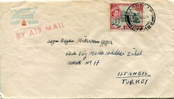 Turkish Cyprus: circa 1955 (18 August). Denizyollari (Maritime Line) ...