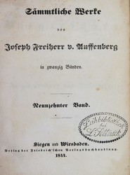 40.10.80: Bücher - Autografen, Bücher, Literatur uind illustrierte Bücher bis 19. Jahrhundert