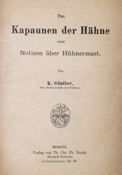 40.10.30: Bücher - Autografen, Bücher, Jagd - Küche - Haushalt - Land und Forstwirtschaft