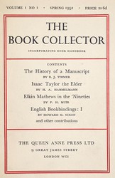 40.10.50: Books - Autographs, Books, bibliography - bibliology