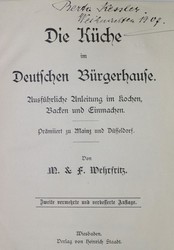 40.10.30: Books - Autographs, Books, hunting - kitchen - household - agriculture