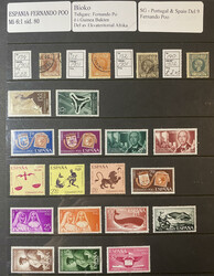 7260: Collections and Lots Spain Colonies - Stamps bulk lot