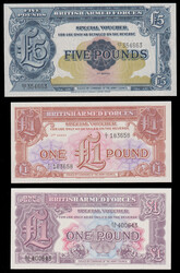 110.150.40: Banknotes - Great Britain - BM and POW