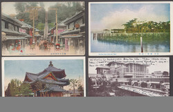 Group of 6 PPC, 5 postal used to Sweden, plus one domestic cover