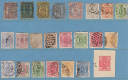 FINLAND 1866-1890 Group of 22 stamps, all used, some with faults