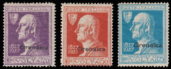 ITALY 1927 Two covers sent to Sweden, franked with Volta stamps ...