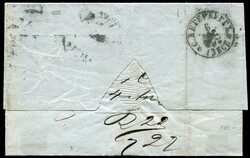 RUSSIA 1872 Letter sent from St. Petersburg to London, franked with ...