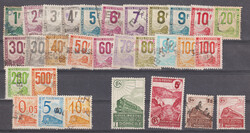FRANCE group of 30stamps with railway motive, two UMM and one UM