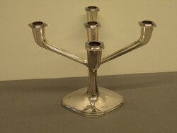 Silberleuchter 800, Boden mit Metallplatte, Gesamtgewicht 670 g, 22 ...