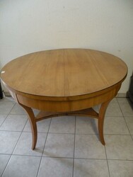 Biedermeier-Tisch, rund, Kirschbaum, 115 cm Durchmesser