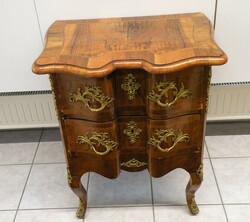 Kleine Barockkommode Dresden um 1870, 76 cm hoch, 62 cm breit, 43 cm ...