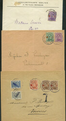 Emission CROIX-ROUGE 1918 : TB ensemble de 16 documents (lettres ou ...