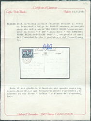 N°150/163 - Série CROIX-ROUGE 1918 obl. sc Ste-ADRESSE POSTE BELGE ...