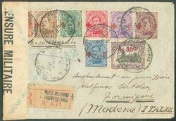 N°150/157 - Série CROIX-ROUGE 1818 du 1c. au 35c. obl. sc POSTES ...