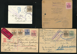 Coté ALLEMAND - TB ensemble varié de 29 documents (Enveloppes ou ...