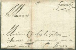 LAC de Saint-OMER le 4 septembre 1660 + manuscrit 'francq' vers ...