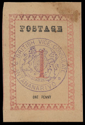 2887: Grossbritannien Britische Post auf Madagaskar