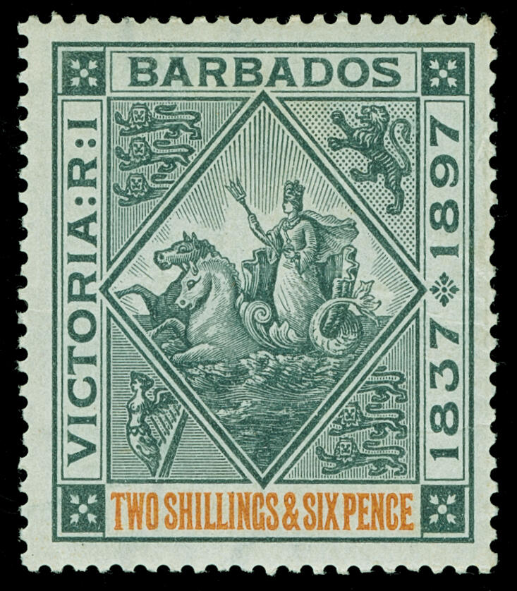Lot 100 - barbados - COLONIAL STAMP CO. Auction #141 - Public Auction Lot 100 - barbados - COLONIAL STAMP CO. Auction #141 - Public Auction