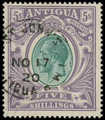 Lot 39 - antigua  -  COLONIAL STAMP CO. Auction #141 - Public Auction