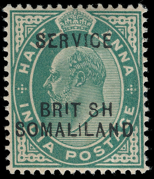 Lot 1007 - somaliland protectorate  -  COLONIAL STAMP CO. British Colony Public Auction # 142 - Day 2