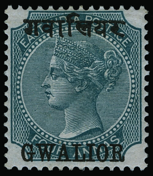 Lot 397 - India / Gwalior  -  COLONIAL STAMP CO. British Colony Public Auction # 142 - Day 1